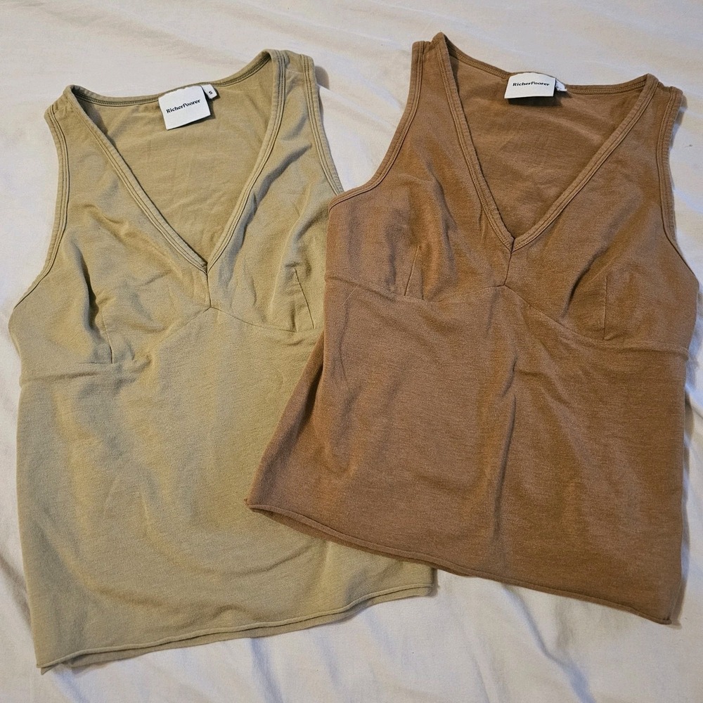 2 Richer Poorer Women's Tank Tops Size Small